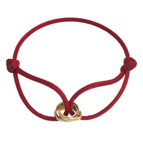 cartier trinity ring bracelet|trinity bracelet cartier red.